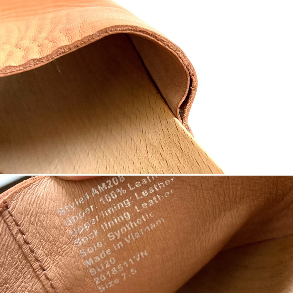 MADEWELL • The Evelyn Clog Slide Sandal in Burnished Caramel - Picture 13 of 16